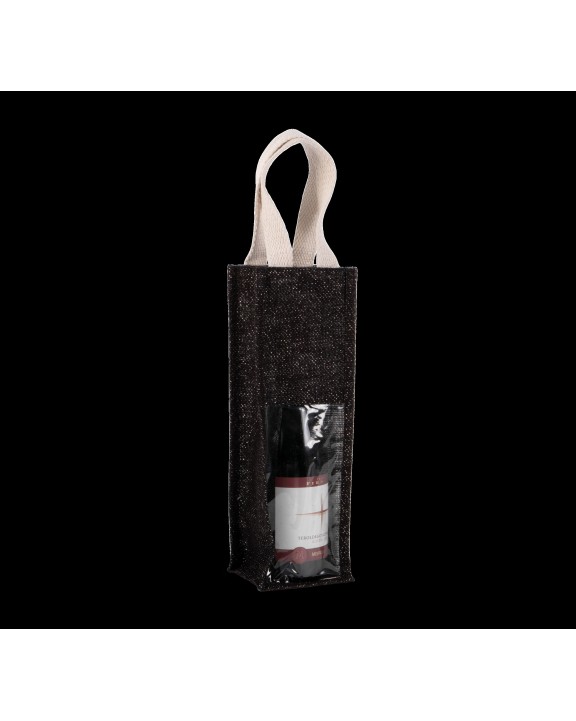 Sac & bagagerie personnalisable KIMOOD Sac porte-bouteille en jute
