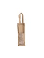KIMOOD Sac porte-bouteille en jute naturel personnalisable
