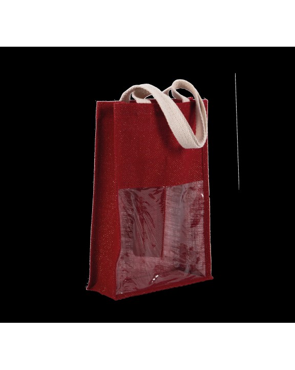 KIMOOD Jute-Flaschenbeutel Tasche personalisierbar