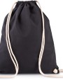 KIMOOD Rucksack/Turnbeutel. Bio-Baumwolle Tasche personalisierbar