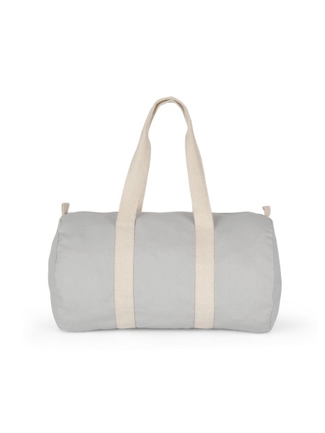 KIMOOD Sac fourre-tout en toile de coton snow grey / natural personnalisable