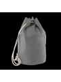 KIMOOD Sac marin en coton avec cordon gris personnalisable