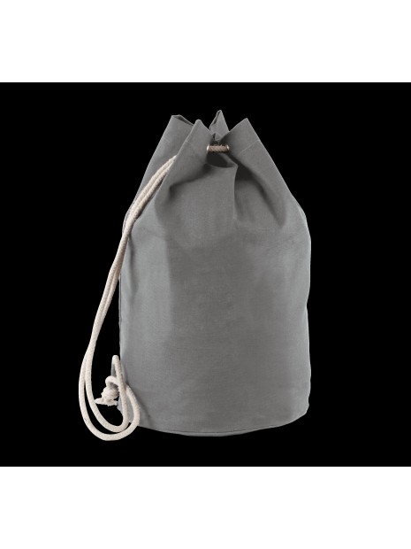 KIMOOD Sac marin en coton avec cordon gris personnalisable