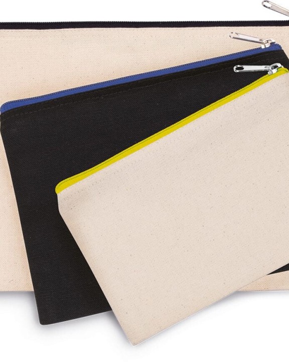 KIMOOD Etui aus Baumwollcanvas - Klein Tasche personalisierbar
