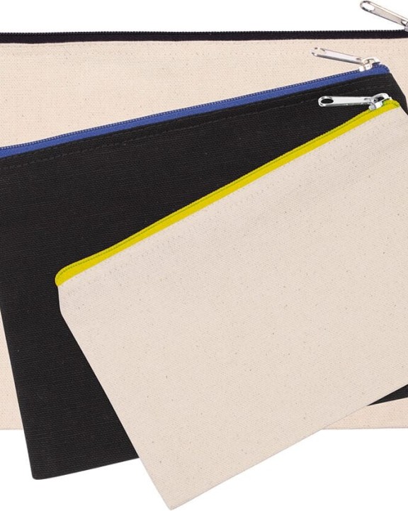 KIMOOD Etui aus Baumwollcanvas - Groß Tasche personalisierbar