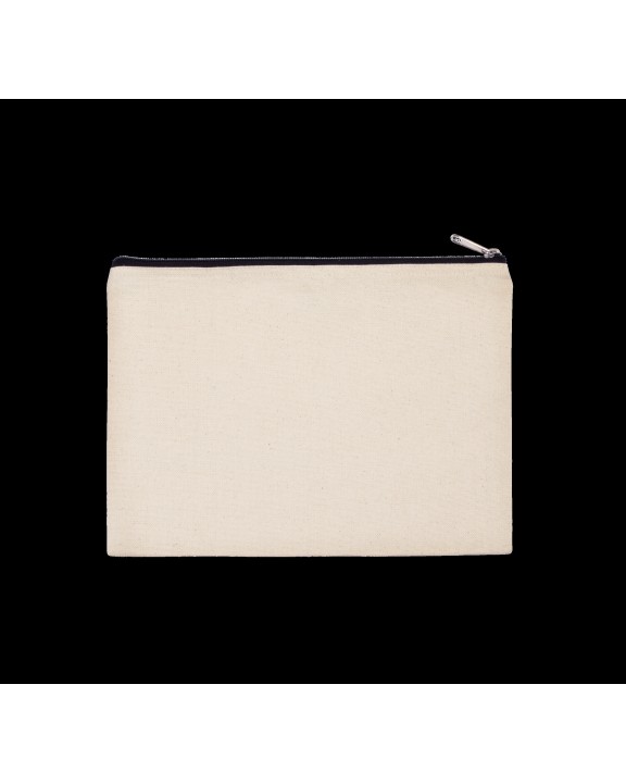 Sac & bagagerie personnalisable KIMOOD Pochette en coton canvas - grand modèle