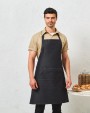 Schort PREMIER Schort met bovenstuk "Denim" voor bedrukking &amp; borduring