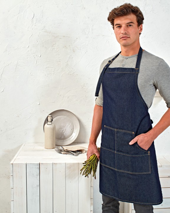 Tablier personnalisable PREMIER Tablier à bavette "Denim"