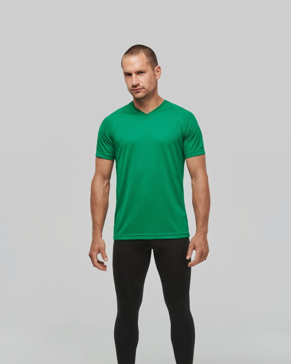 T-shirt personnalisable PROACT T-shirt de sport manches courtes col v homme