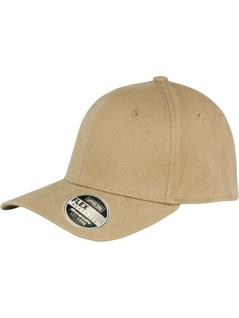 RESULT Casquette Kansas flex - 6 panneaux KHAKI-BEIGE personnalisable