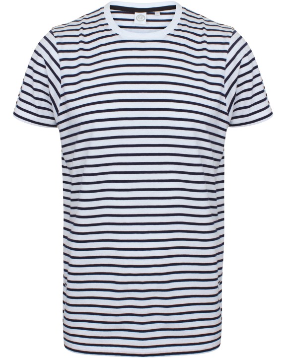 T-shirt SKINNIFIT Unisex Striped T-shirt voor bedrukking &amp; borduring