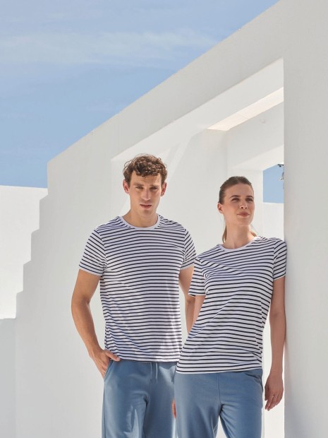 T-Shirts à personnaliser SKINNIFIT T-shirt Rayé unisexe 
