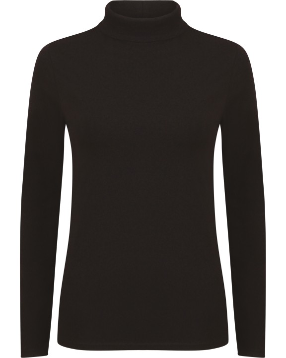 SKINNIFIT Women's Feel Good Roll Neck Top T-Shirt personalisierbar