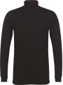 SKINNIFIT T-shirt Homme col roulé Feel Good noir personnalisable