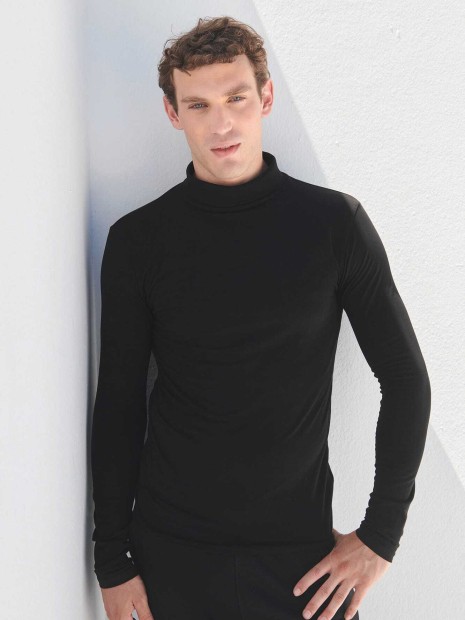 T-Shirts à personnaliser SKINNIFIT T-shirt Homme col roulé Feel Good 