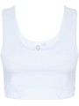 SKINNIFIT Brassière Sublimation blanc/blanc personnalisable