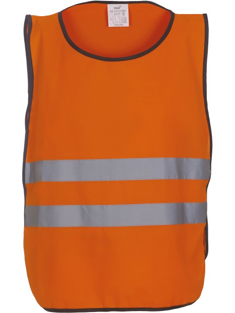 YOKO Chasuble haute visibilité HI VIS ORANGE personnalisable