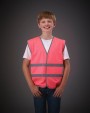 Fluohesje YOKO Signalisatie 2 banden hesje voor bedrukking &amp; borduring