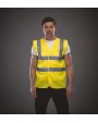 Gilet de sécurité personnalisable YOKO Gilet haute visibilité à maille ajourée recyclée