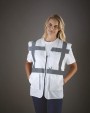 YOKO Hi-Vis Executive Waistcoat Warnweste personalisierbar