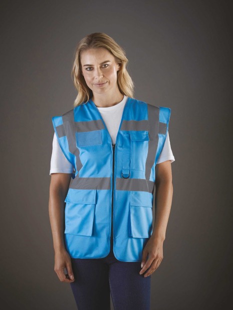 Gilets de sécurité à personnaliser YOKO Gilet multifonction haute visibilité 