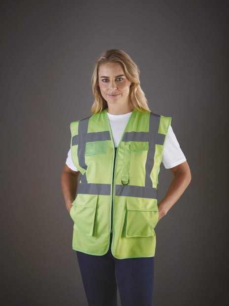 Gilets de sécurité à personnaliser YOKO Gilet multifonction haute visibilité 