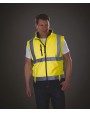YOKO Hi-Vis Softshell Gilet Jacke personalisierbar