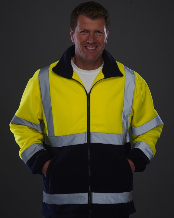 Laine polaire personnalisable YOKO Veste polaire haute visibilité