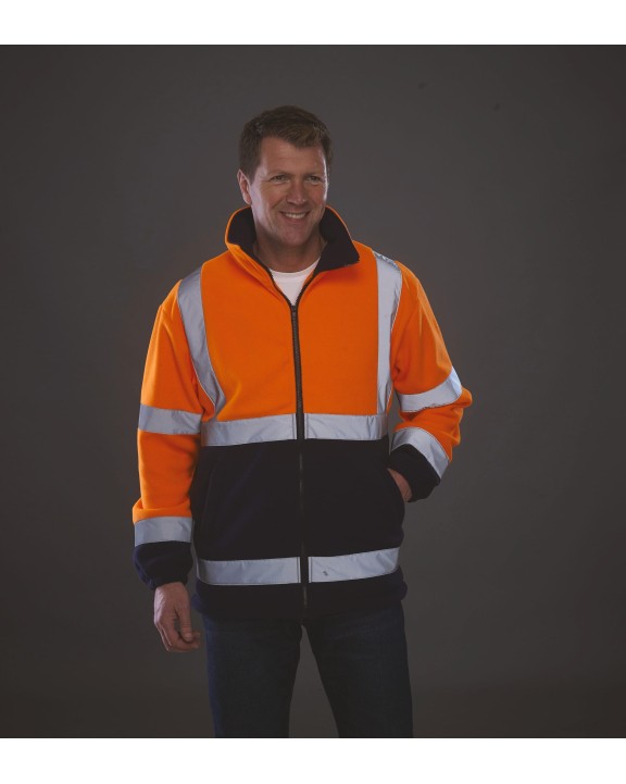 Polar Fleece YOKO Zware fleece veiligheidsjas voor bedrukking &amp; borduring