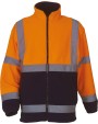 Laine polaire personnalisable YOKO Veste polaire haute visibilité