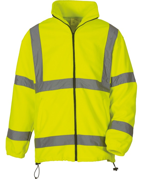 Laine polaire personnalisable YOKO Veste polaire haute visibilité