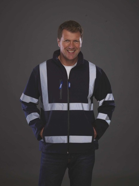 Softshells à personnaliser YOKO Veste softshell haute visibilité 