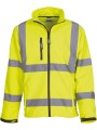 YOKO Veste softshell haute visibilité HI-VIS JAUNE personnalisable
