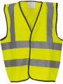 YOKO Gilet haute visibilité enfant HI-VIS JAUNE personnalisable