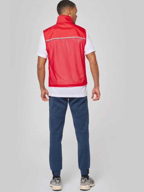 Vestes à personnaliser PROACT Runner - gilet d'entraînement dos filet unisexe 