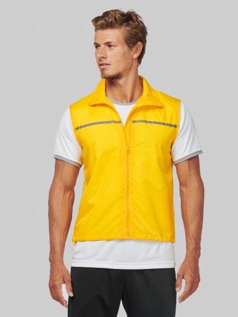 Vestes à personnaliser PROACT Runner - gilet d'entraînement dos filet unisexe 