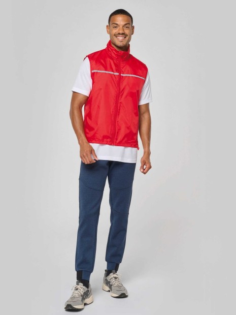 Vestes à personnaliser PROACT Runner - gilet d'entraînement dos filet unisexe 