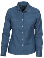 JAMES-HARVEST Jupiter 
Chemise Femmes Bleu Denim personnalisable