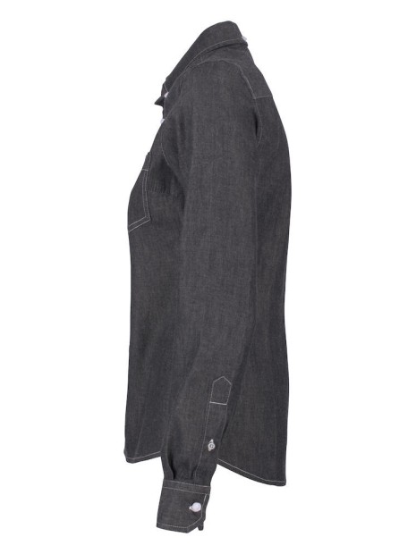 JAMES-HARVEST Jupiter 
Chemise Femmes Black Denim personnalisable