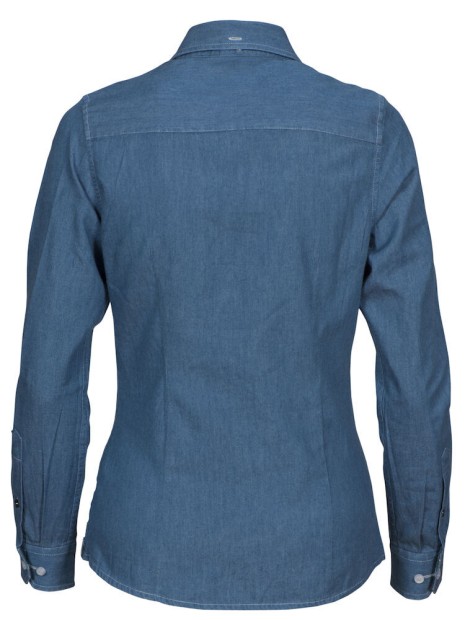JAMES-HARVEST Jupiter 
Chemise Femmes Bleu Denim personnalisable