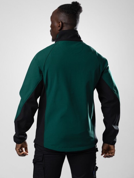 Softshells à personnaliser PROJOB 2422 SOFTSHELL PRIO BICOLORE forest green