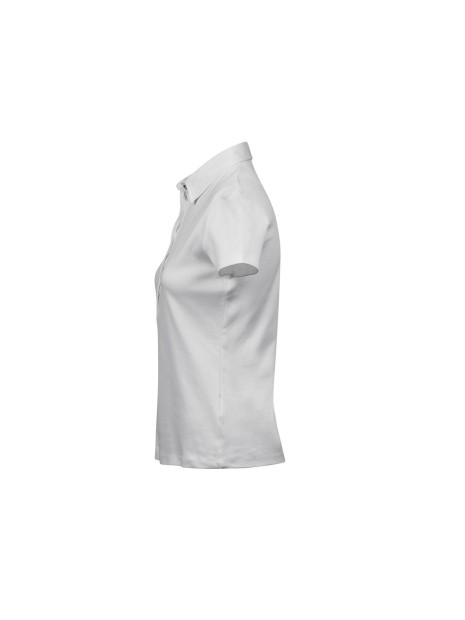 TEE JAYS LADIES PIMA COTTON POLO blanc personnalisable