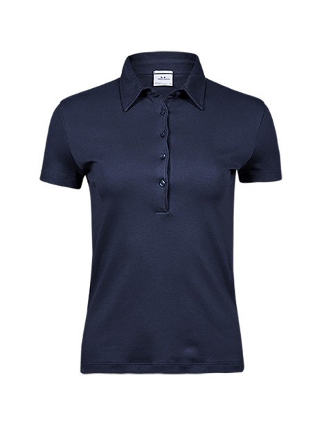 TEE JAYS LADIES PIMA COTTON POLO bleu marine personnalisable