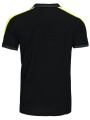 PROJOB 2018 POLO BANDES FLUO noir/jaune personnalisable
