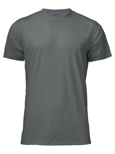 PROJOB 2030 T-SHIRT PRIO SPUN DYED stone grey personnalisable