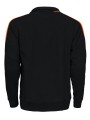 PROJOB 2123 SWEATSHIRT FULL ZIP BANDES FLUO noir/orange personnalisable