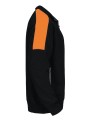 PROJOB 2123 SWEATSHIRT FULL ZIP BANDES FLUO noir/orange personnalisable