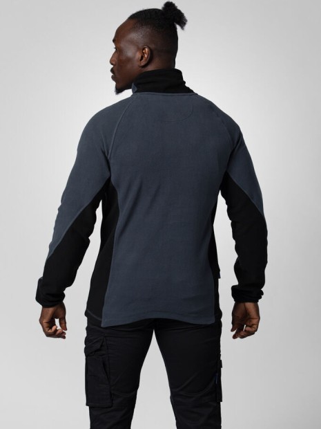 Laines polaires à personnaliser PROJOB 2325 VESTE MICROPOALAIRE PRIO BICOLORE gris
