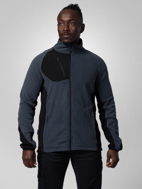 Vestes à personnaliser PROJOB 2325 VESTE MICROPOALAIRE PRIO BICOLORE gris