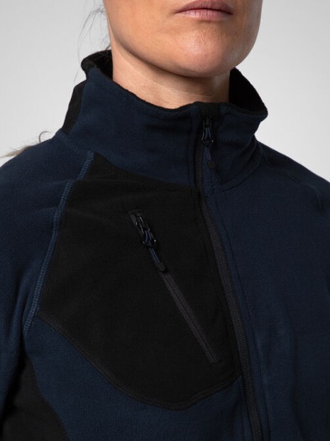 Laines polaires à personnaliser PROJOB 2326 MICROPOLAIRE FEMME bleu marine
